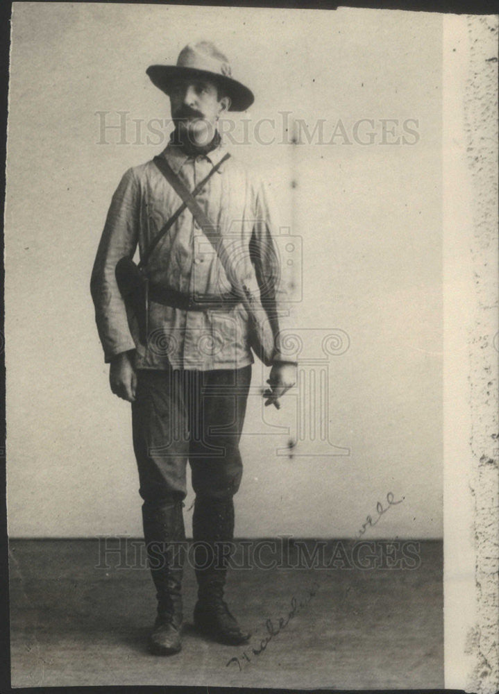 1928 Press Photo Malcom McDowell, soldier. - Historic Images