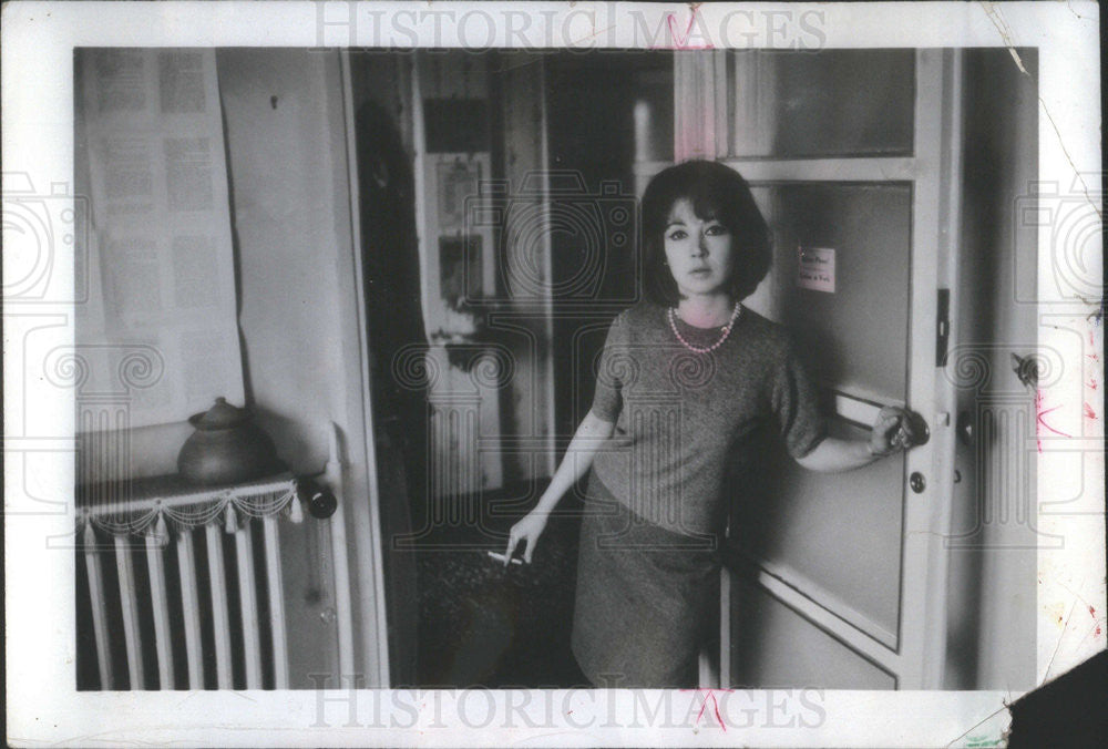 1965 Press Photo Oriana Fallaci - Journalist - Historic Images