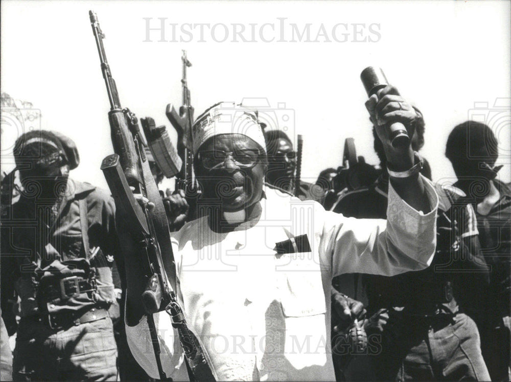 1978 Press Photo Bishop 
Abel Muzorewa, member of Rhodeisa&#39;s government. - Historic Images