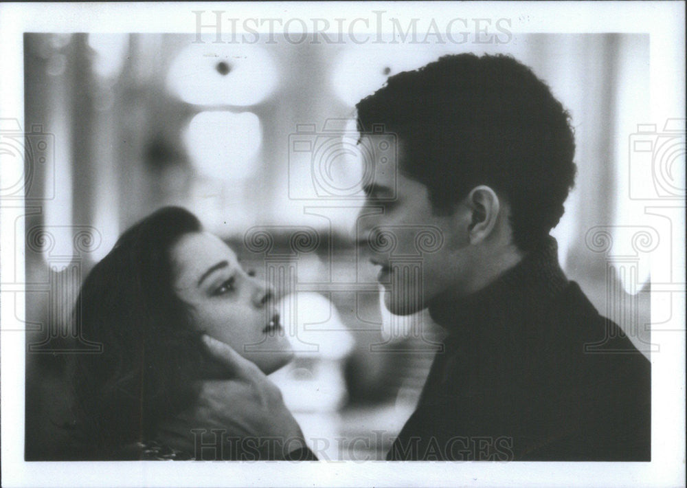 1989 Press Photo Acting Students Krista Strutz And Steven Farber Of DePaul Univ. - Historic Images