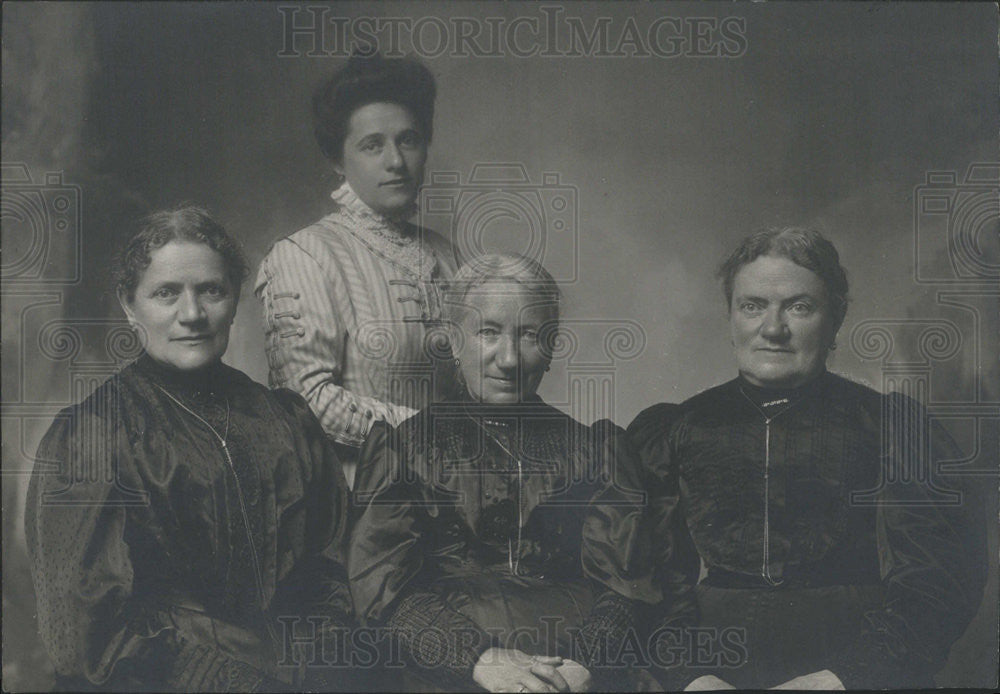 Press Photo The Pope&#39;s three sisters and niece. - Historic Images