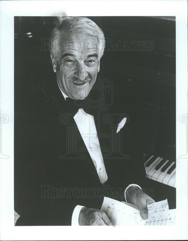 1987 Press Photo Victor Borge - Historic Images