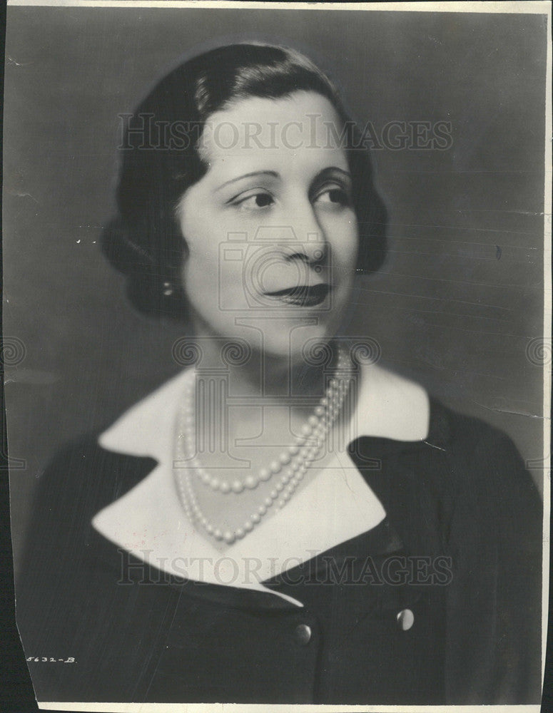 1936 Press Photo Lucrezia Bori Spanish Opera Singer - Historic Images