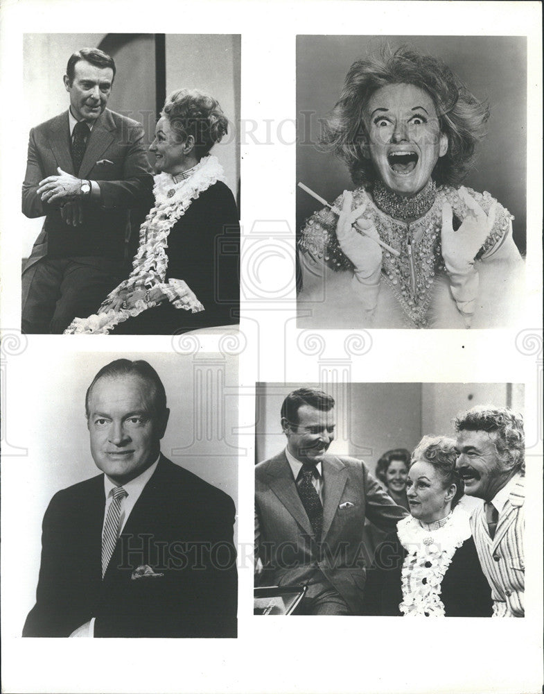 Undated Press Photo Ralph Edwards and Phyllis Diller, Bob Hope, Warde Donovan - Historic Images