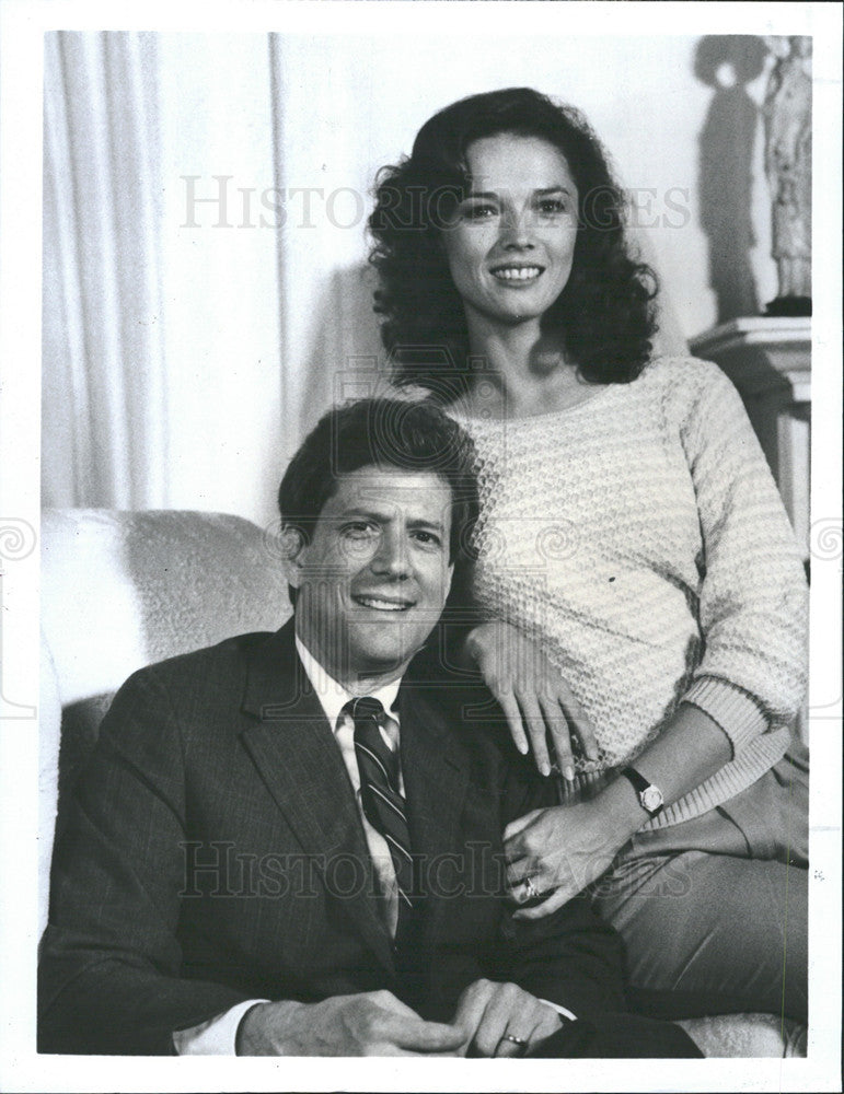 1983 Press Photo Actors Michael Murphy And Janet Eilber ABC Show Two Marriages - Historic Images