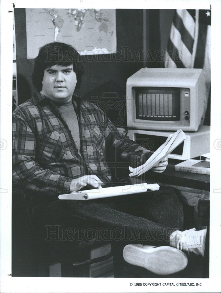 1986 Press Photo Daniel Schneider &quot;Head of the Class&quot; on ABC - Historic Images