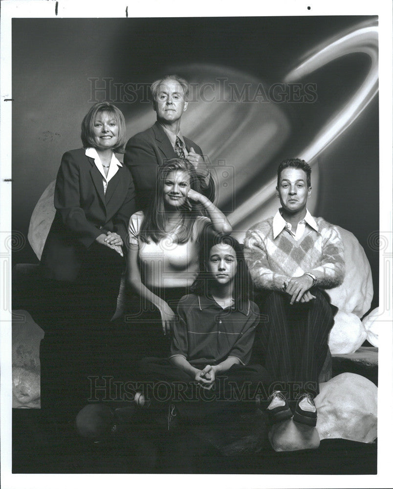 1996 Press Photo Jane Curtin,John Lithgow,Kristin Johnston,French Stewart,Joseph - Historic Images