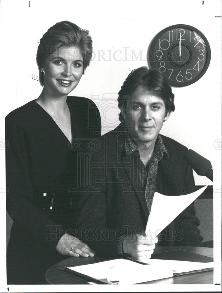 1988 Press Photo Wendy Kilbourne and Gary Cole in 