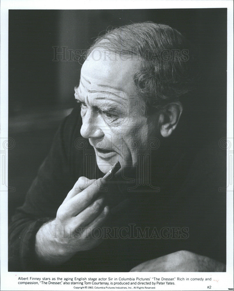 1983 Press Photo Albert Finney stars in &quot;The Dresser&quot; - Historic Images