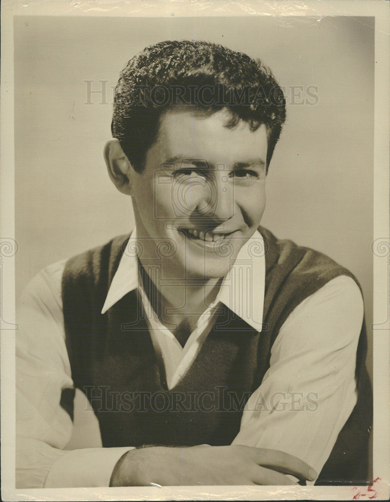 Press Photo Singer Eddie Fisher - Historic Images