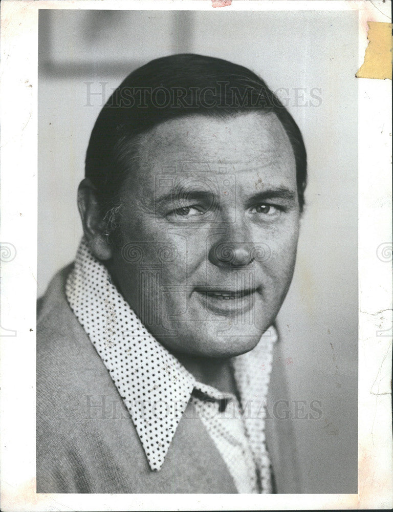 1976 Press Photo Keith Jackson American Sportscaster - Historic Images