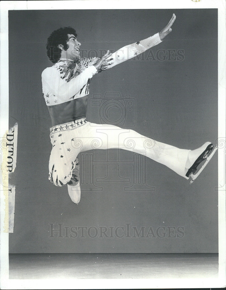 1973 Press Photo Ricky Inglesi skating - Historic Images