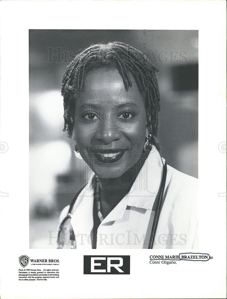 1995 Press Photo Conni Marie Brazelton American Film Television Actress - Historic Images