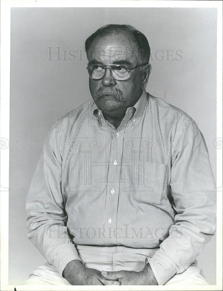 1986 Press Photo Wilford Brimley American Film Television Actor - Historic Images