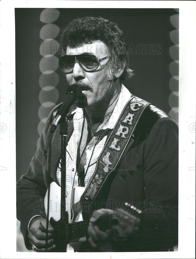 1983 Press Photo Musician Carl Perkins - Historic Images