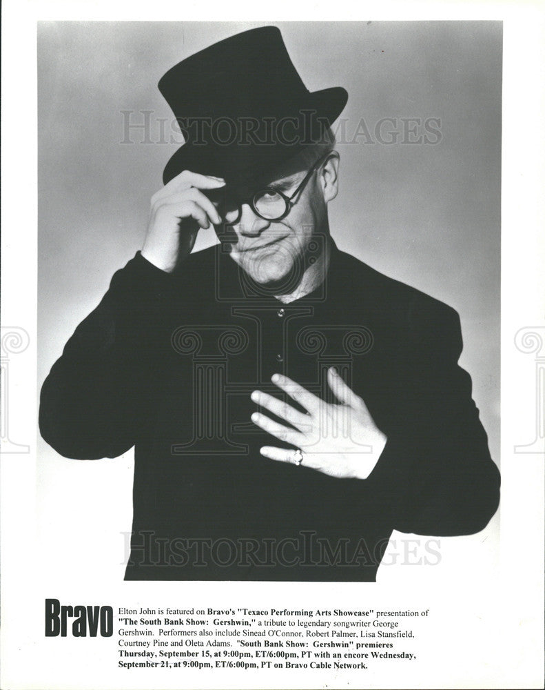 Press Photo Elton John - Historic Images