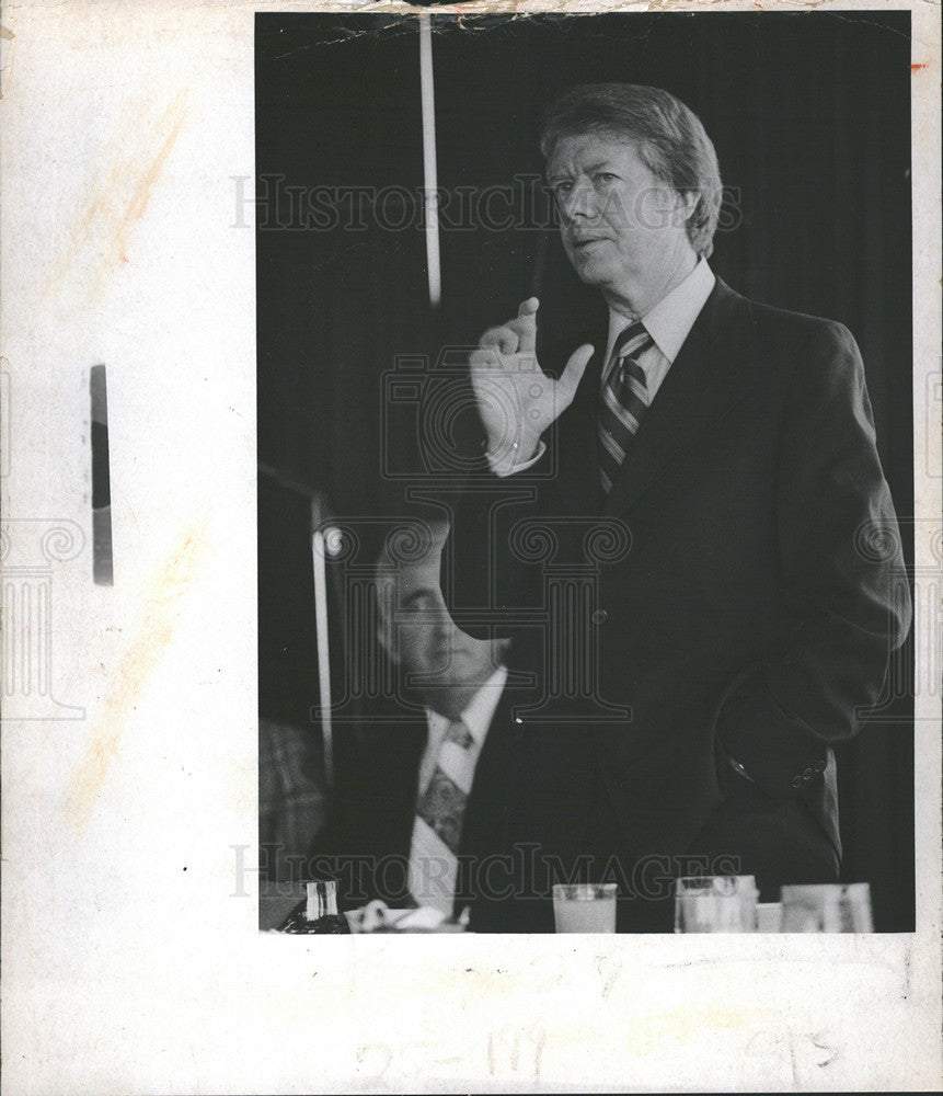 1975 Press Photo President Jimmy Carter - Historic Images