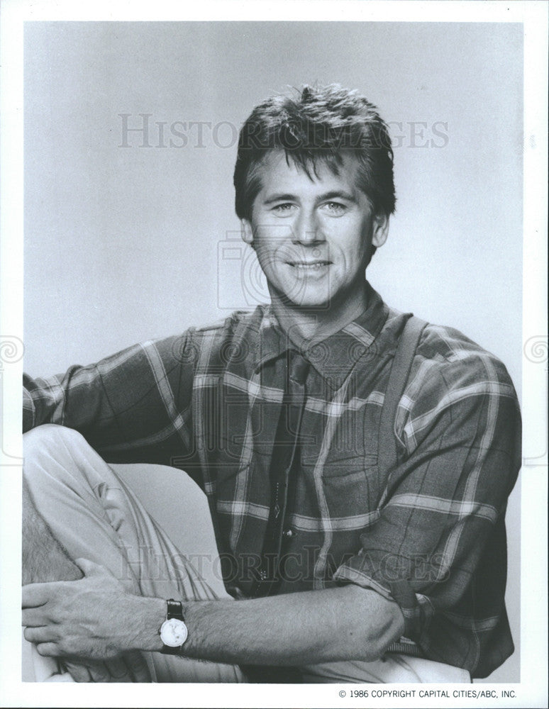 1986 Press Photo Actor Barry Bostwick in &quot;Dads&quot; - Historic Images