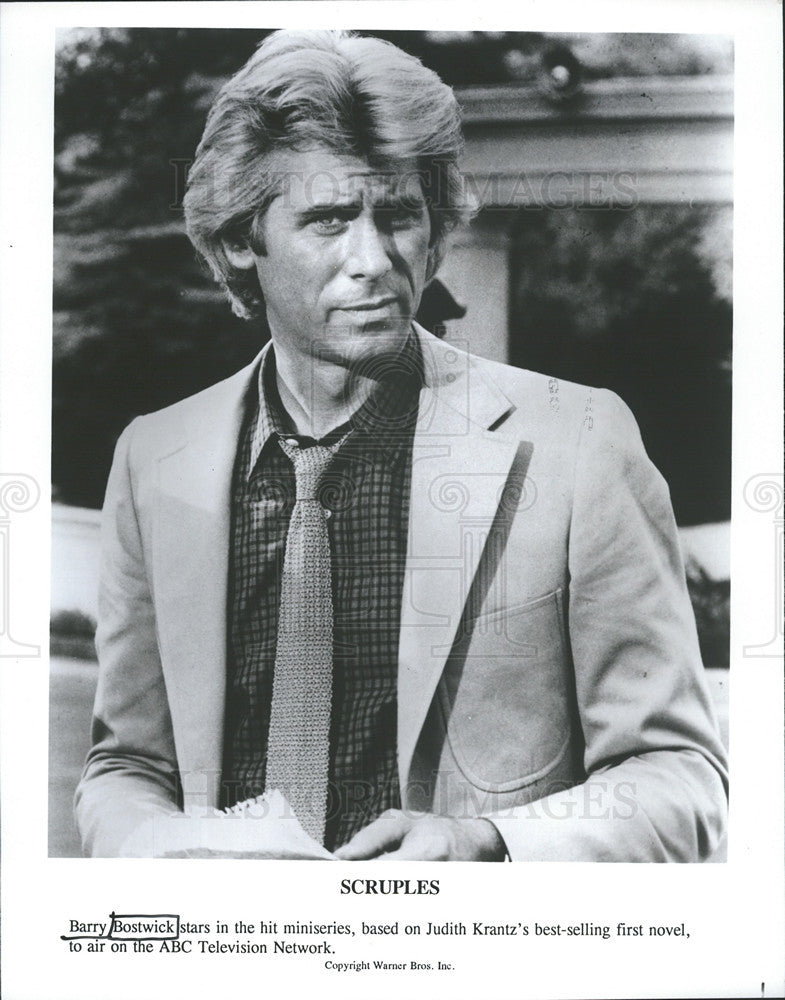 Undated Press Photo Barry Bostwick in &quot;Scruples&quot; on ABC Television Network - Historic Images