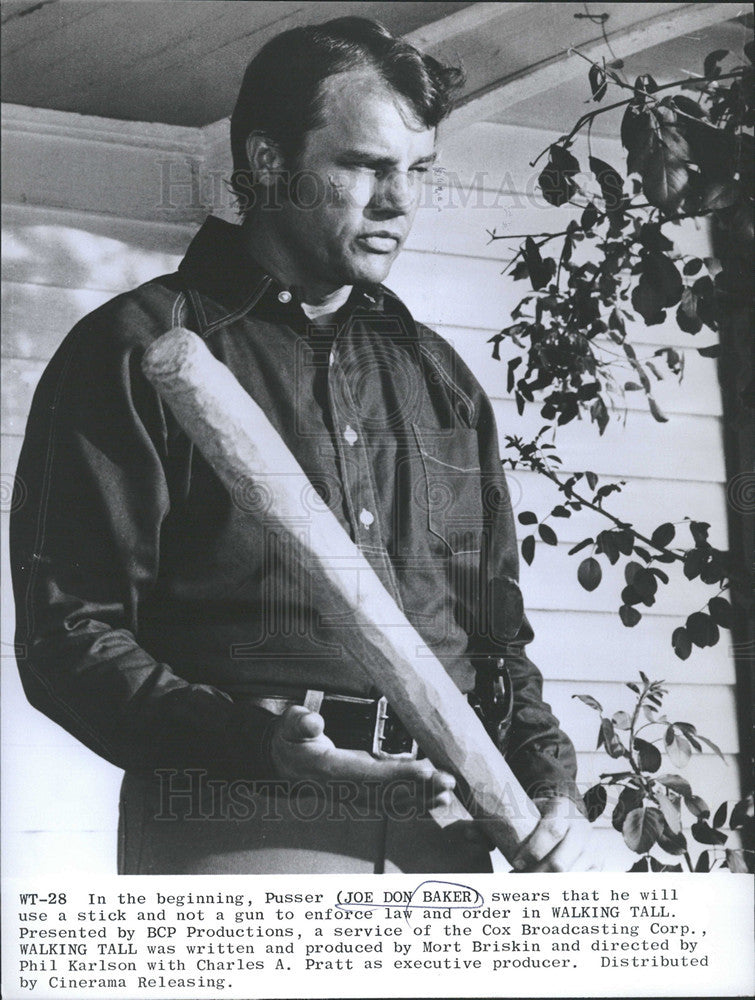 1973 Press Photo Joe Don Baker American Film Television Actor - Historic Images