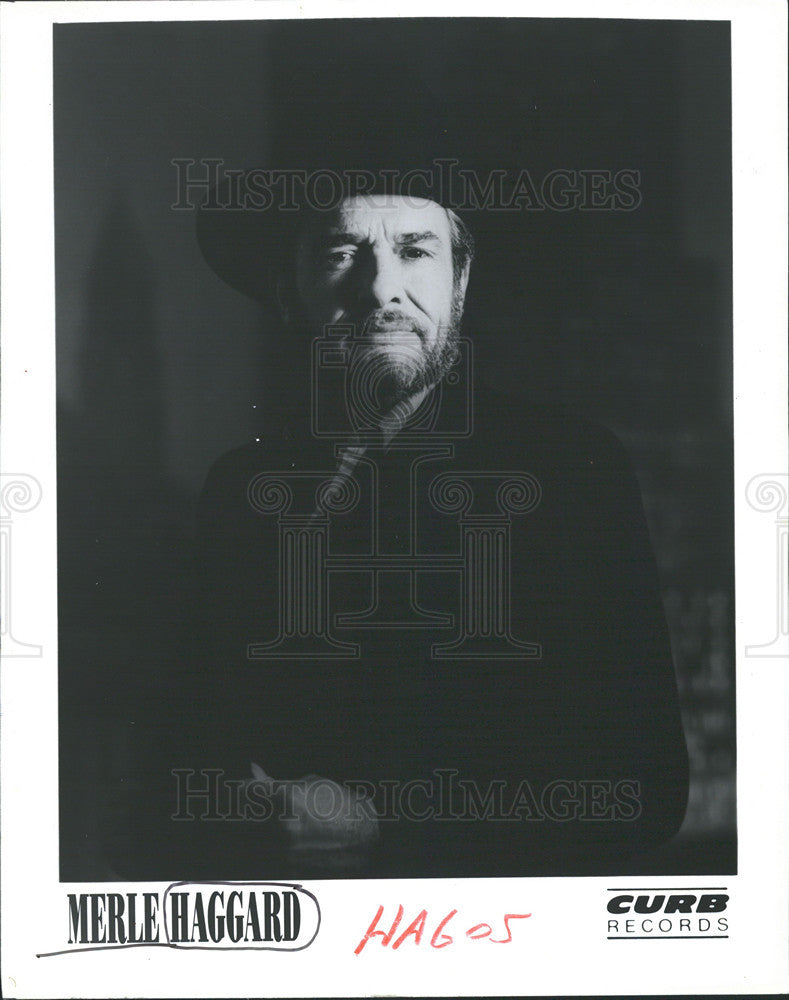 1995 Press Photo Country Music Singer Merle Haggard - Historic Images