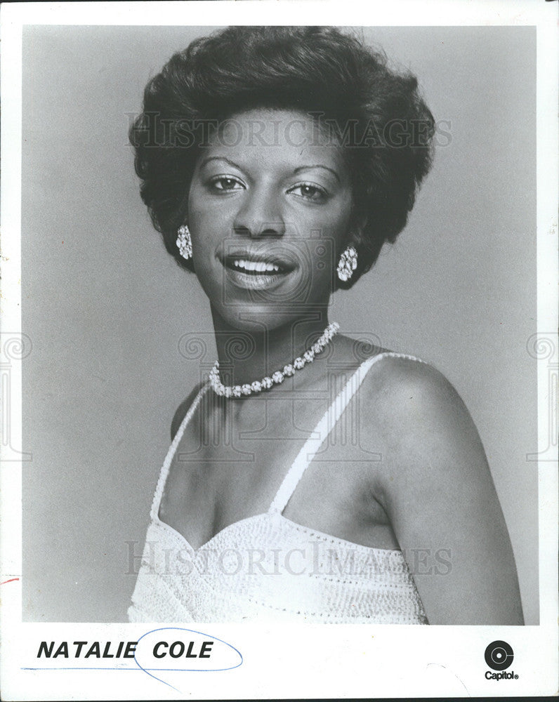 1977 Press Photo Natalie Cole - Historic Images