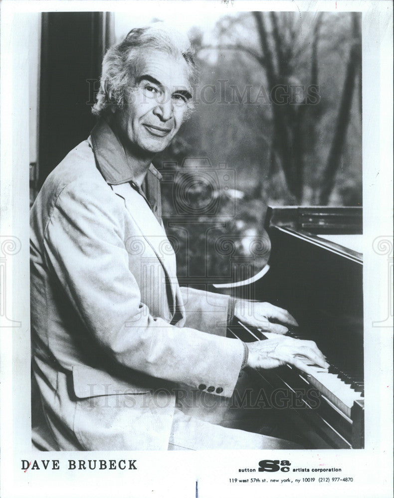 1989 Press Photo Jazz Dave Brubeck - Historic Images