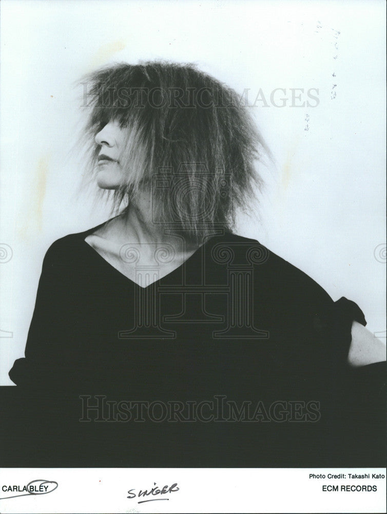 1996 Press Photo Carla Bley - Historic Images