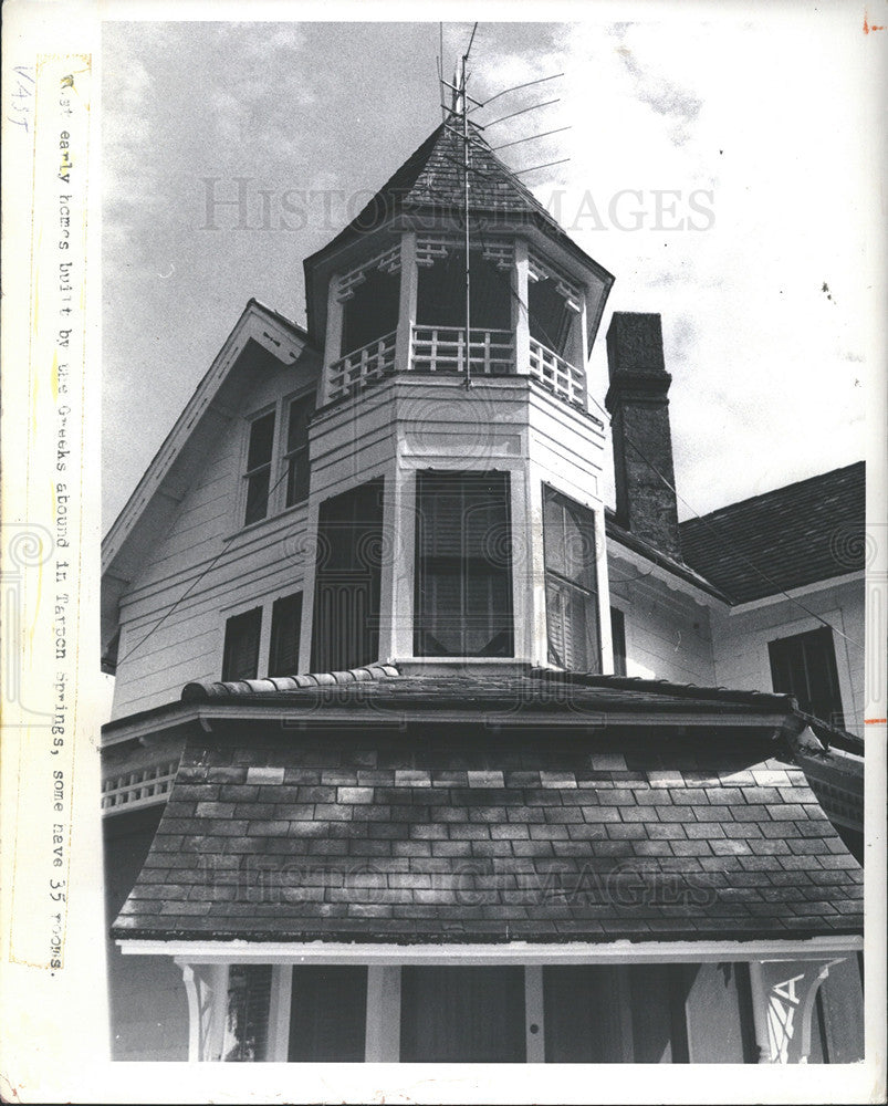 1973 Press Photo
20th-Century homes
Tarpon Springs
Greek Settlers - Historic Images