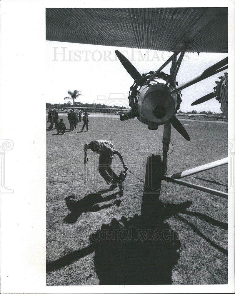 1978 Press Photo Tri-motor plane aircraft - Historic Images