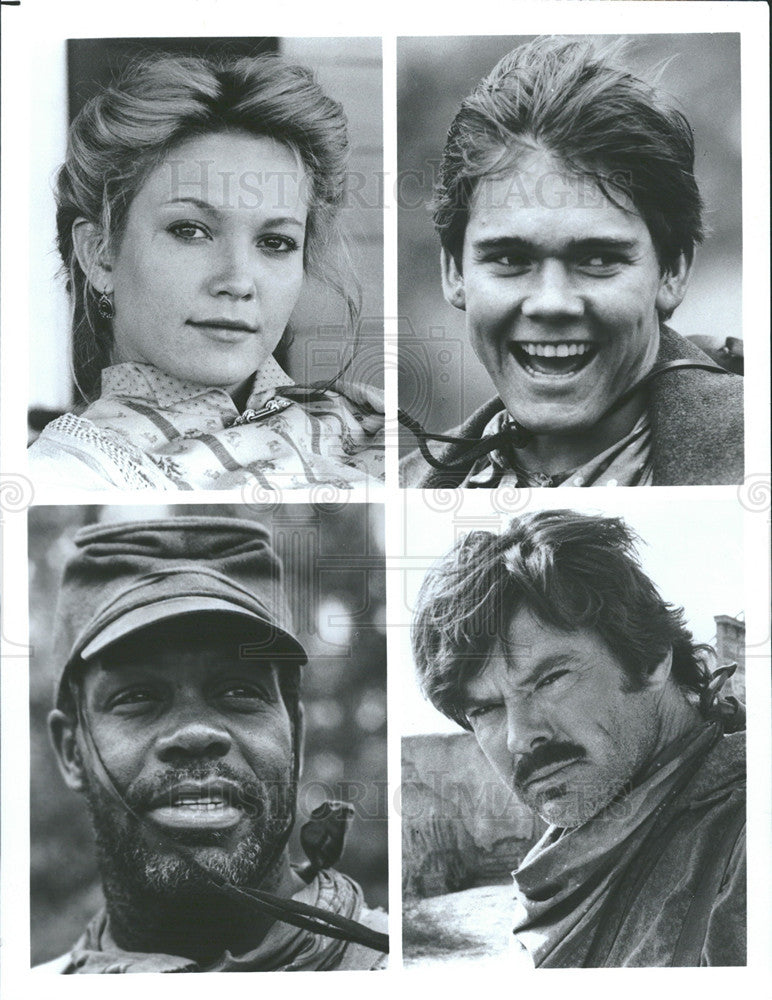 1989 Press Photo Diane Lane, Ricky Schroder, Robert Ulrich, Danny Glover - Historic Images