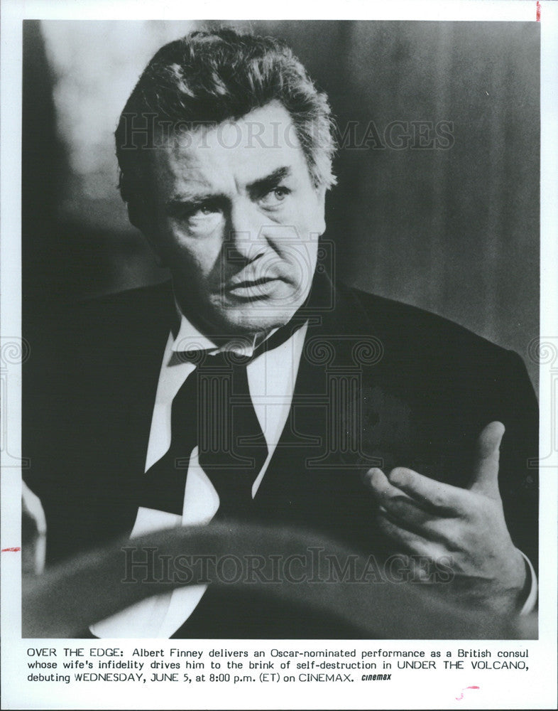 1985 Press Photo Albert Finney in &quot;Under the Volcano&quot; - Historic Images