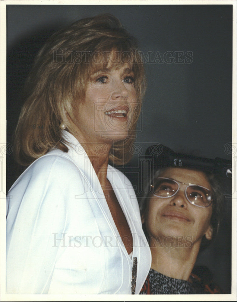 1989 Press Photo Actress Jane Fonda - Historic Images