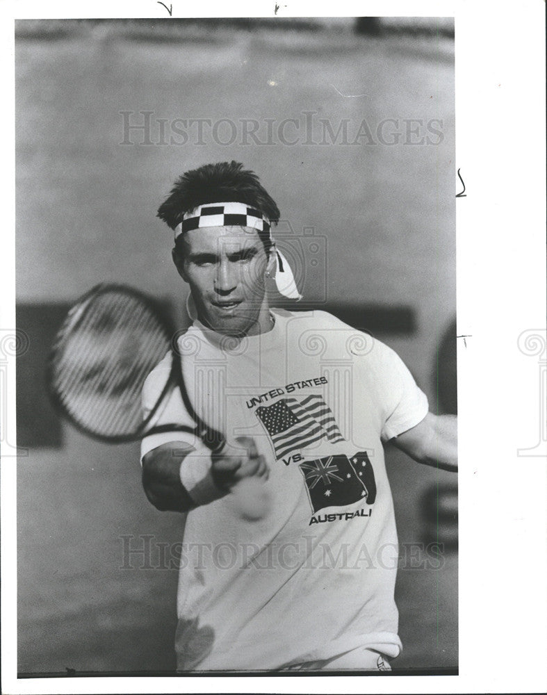 1990 Press Photo Pat Cash/Tennis/Australia - Historic Images