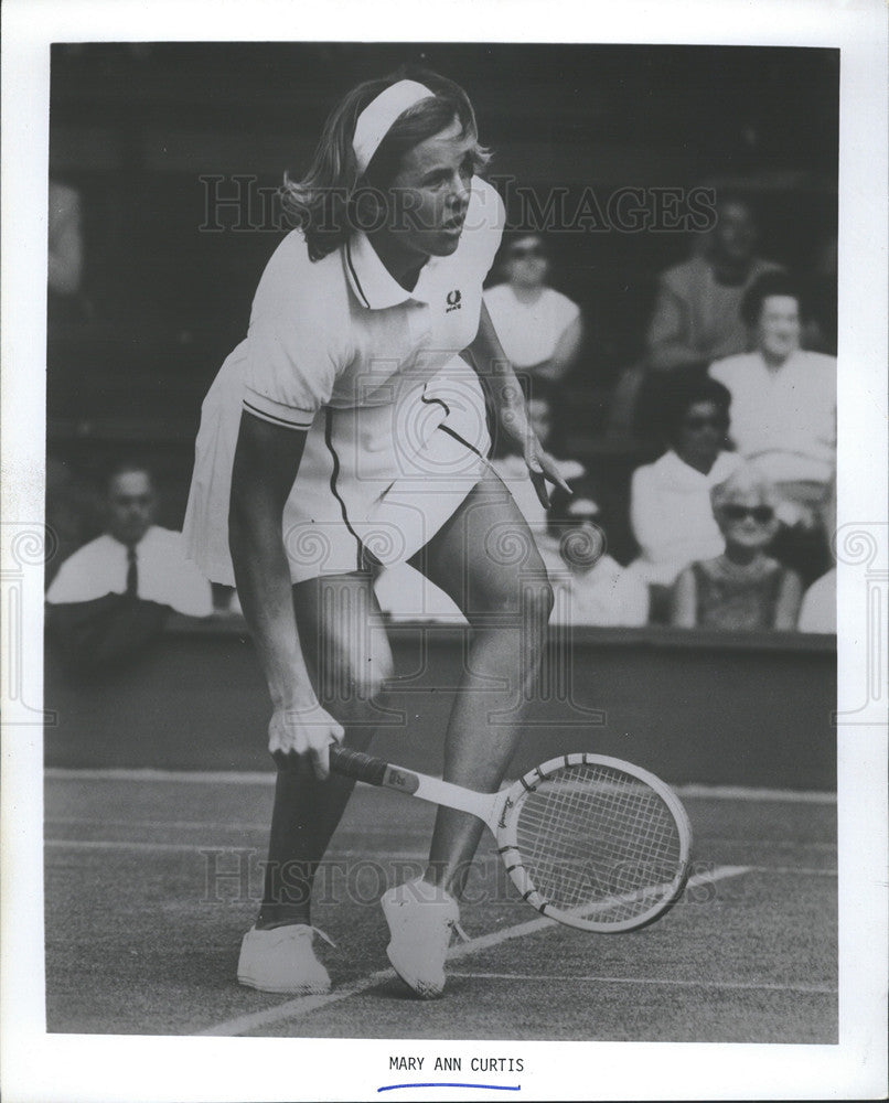 1971 Press Photo Mary Ann Curtis/Tennis - Historic Images