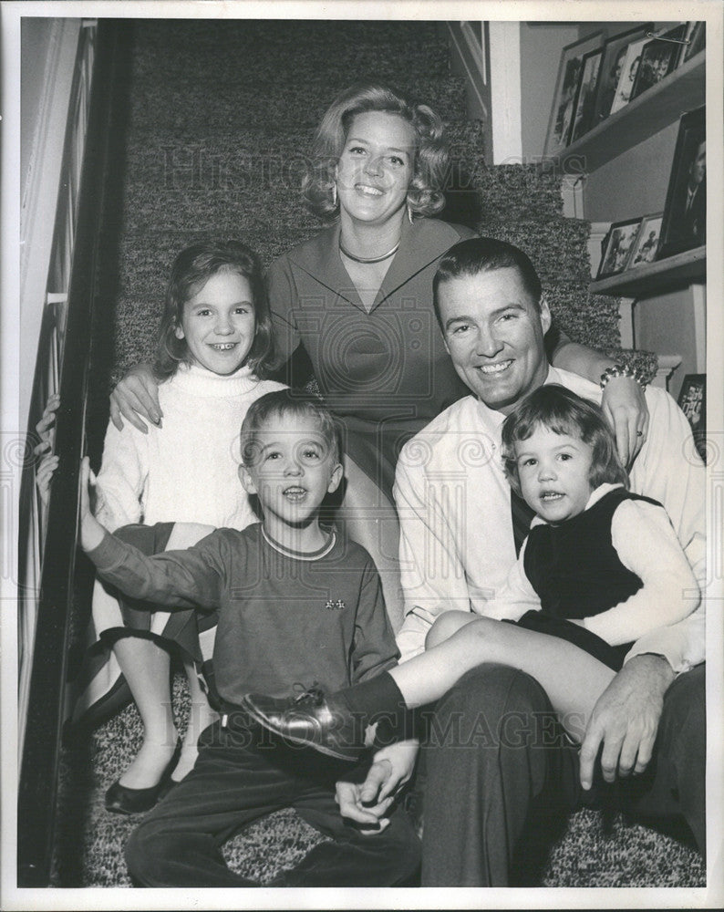 1963 Press Photo Betty John Palmer Correspondent Daisy Bud Gene Family - Historic Images