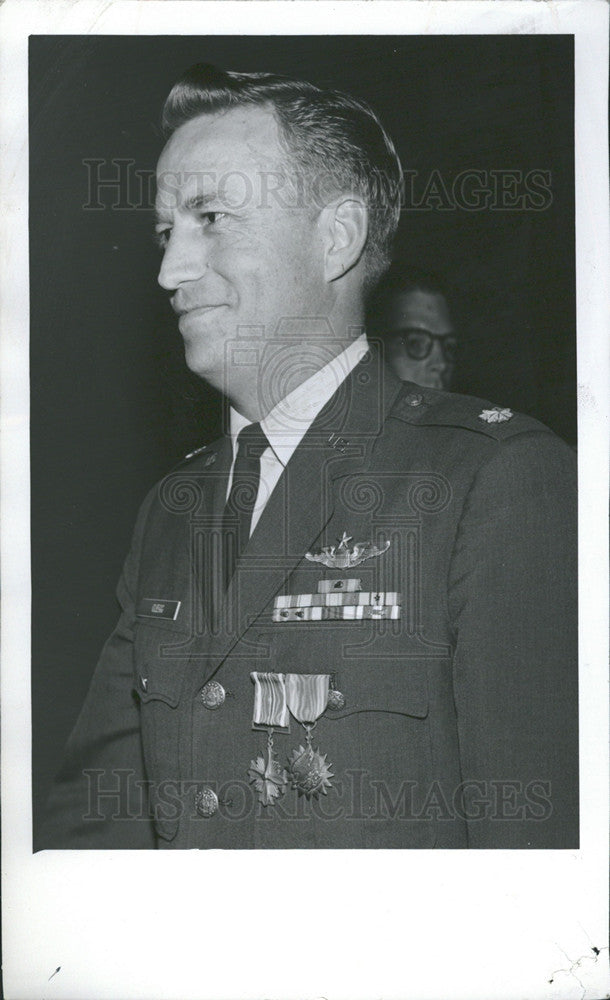 1969 Press Photo Major Maurice Clegg US Military - Historic Images