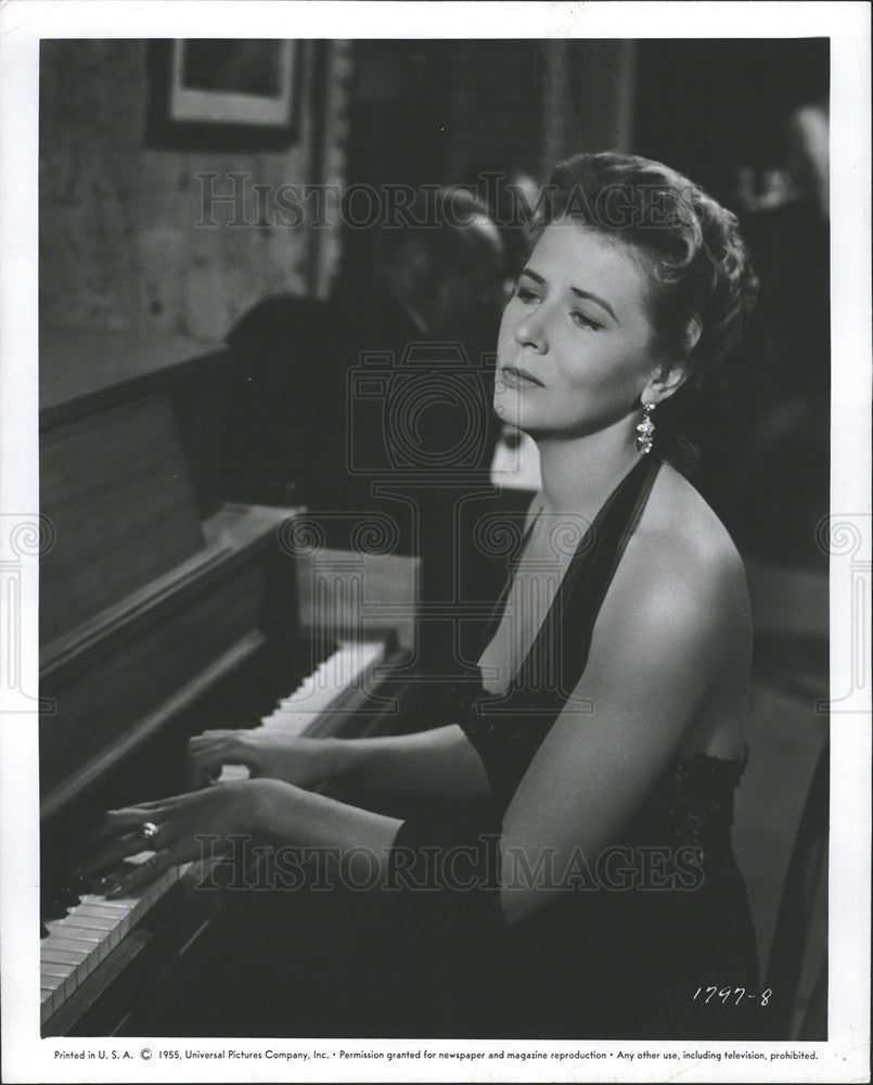 1955 Press Photo Actress Cornell Borchers In Universal Movie Never Say Goodbye - Historic Images