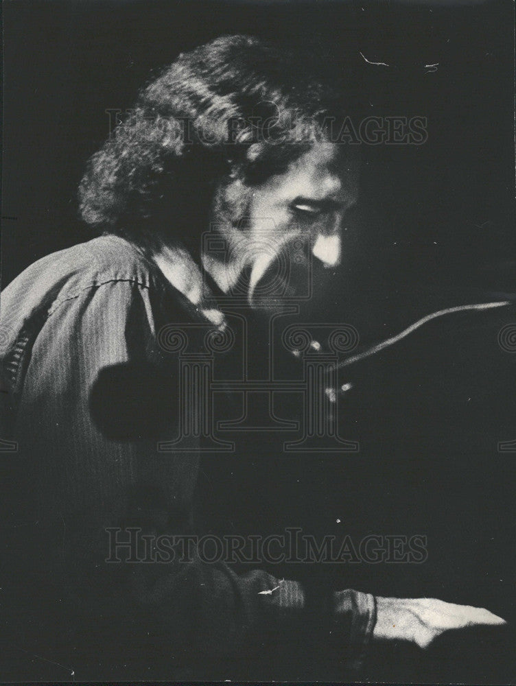 1972 Press Photo Mose Allison American Jazz Blues Pianist and Singer from MS - Historic Images