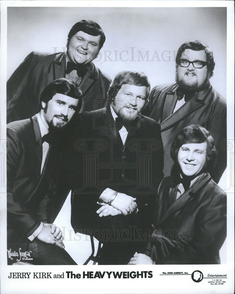 1971 Press Photo Jerry Kirk Heavyweights Musicians - Historic Images