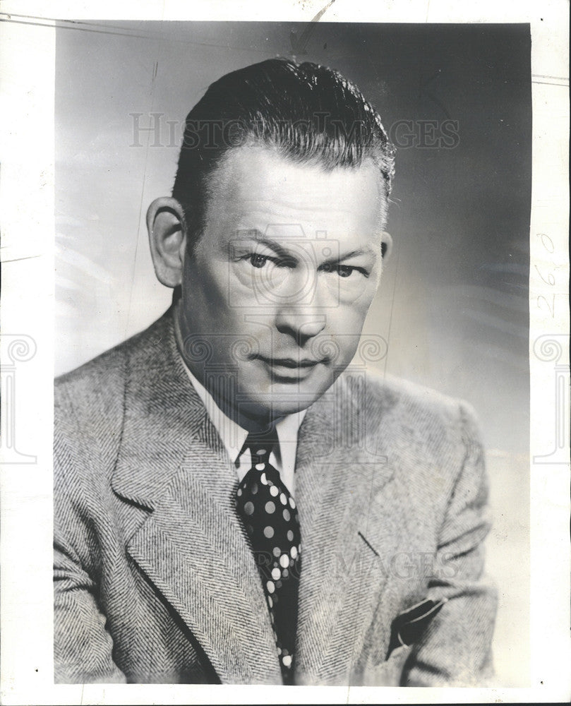 1945 Press Photo Fred Allen Radio Comedian - Historic Images