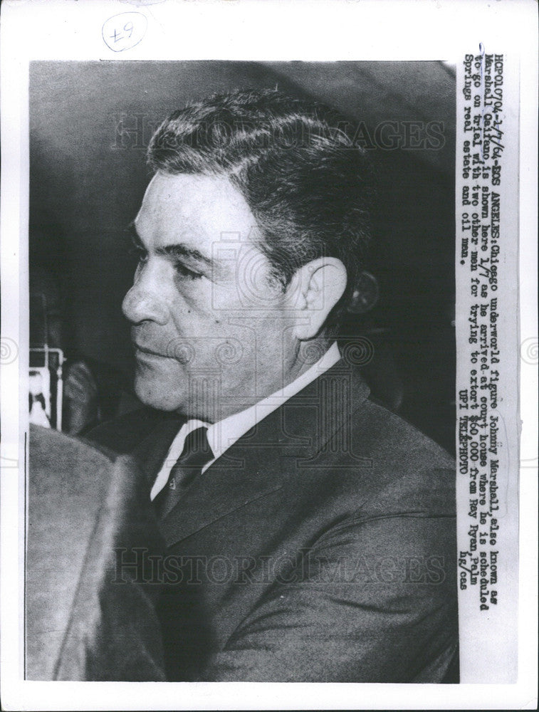 1964 Press Photo Johnny Marshall court trial - Historic Images