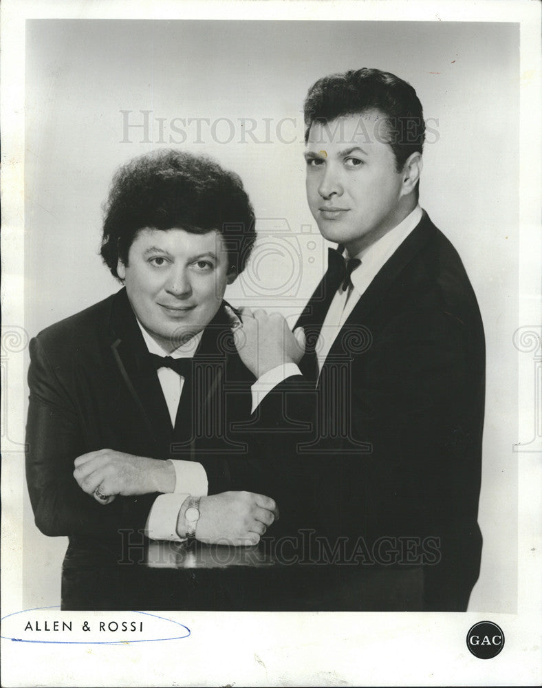 1966 Press Photo Marty Allen Steve Rossi Comedy Team Comedian - Historic Images