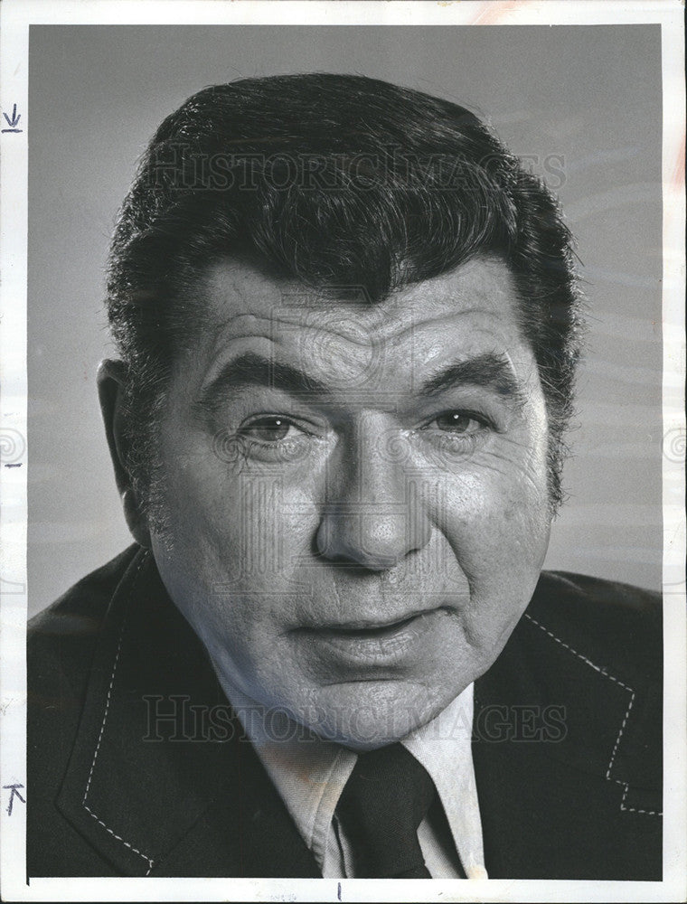 1977 Press Photo Actor Claude Akins Most Famous For TV Series B.J. And The Bear - Historic Images