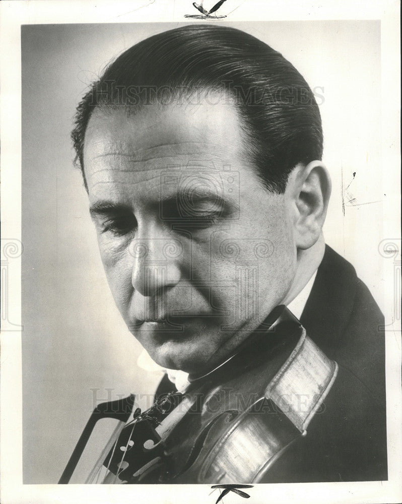 1962 Press Photo Francis Akos Chicago Violinist - Historic Images