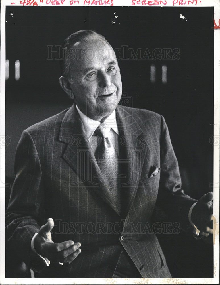 1978 Press Photo Ray A. Kroc Founder And Senior Chairman McDonald&#39;s Corporation - Historic Images