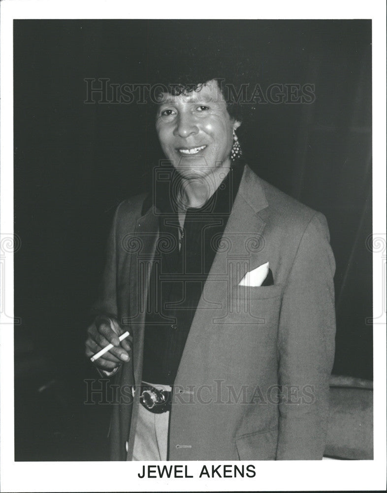 1992 Press Photo Jewel Akens Entertainer - Historic Images