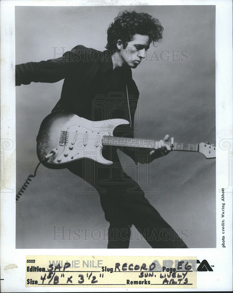 1980 Press Photo entertainer Willie Nile - Historic Images