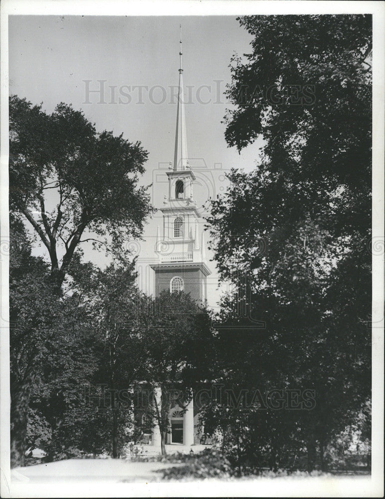 1932 Press Photo New University Memorial Chapel Harvard Yard - Historic Images