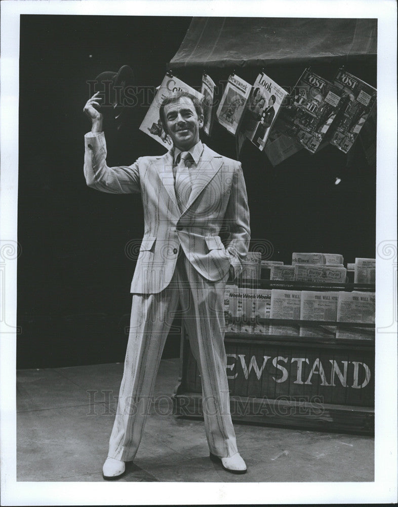 1979 Press Photo Ken berry Stars As Sky Masterson In Guys And Dolls - Historic Images